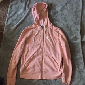Light pink zip-up jacket